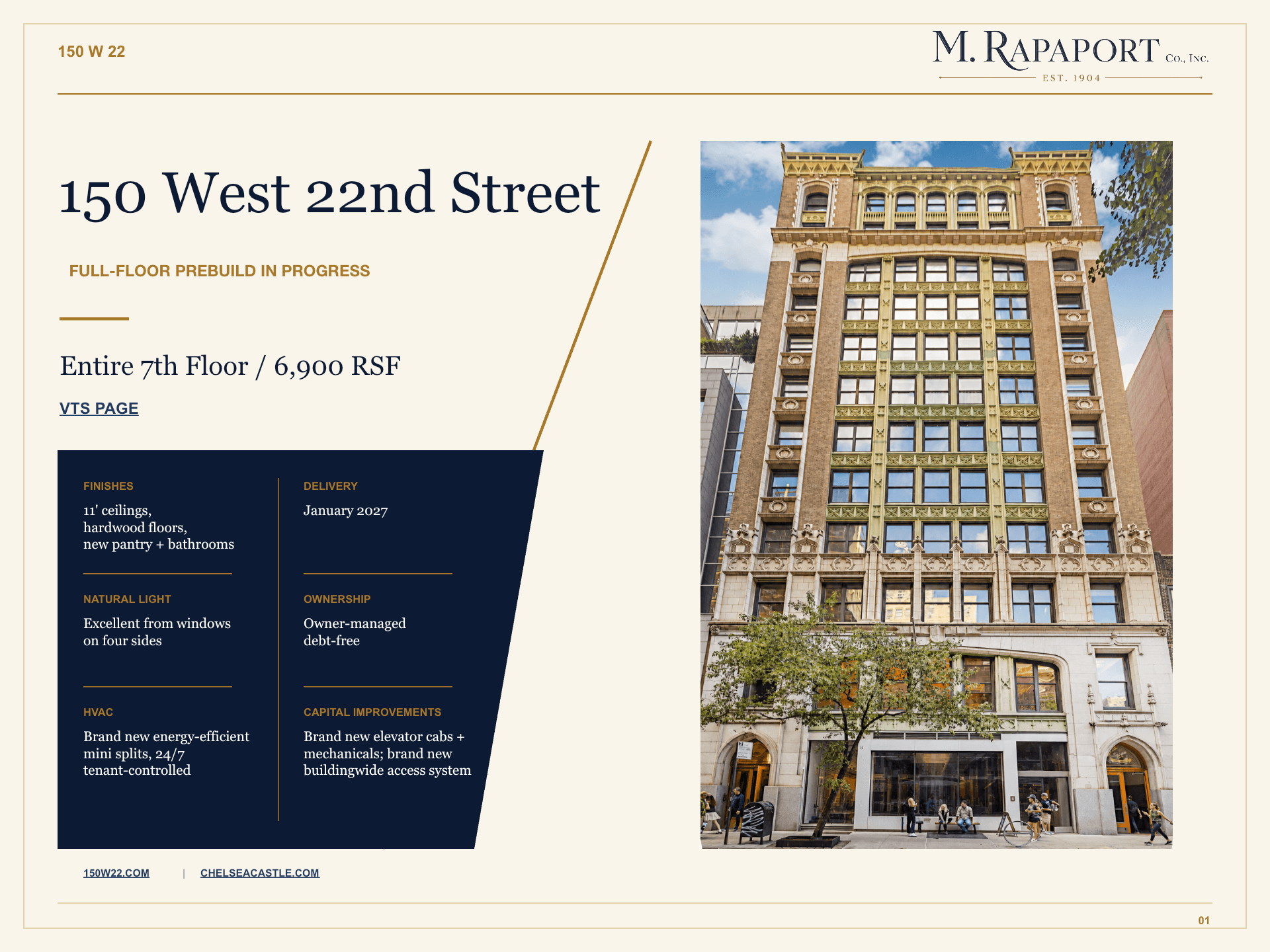 Seventh-floor leasing flyer preview