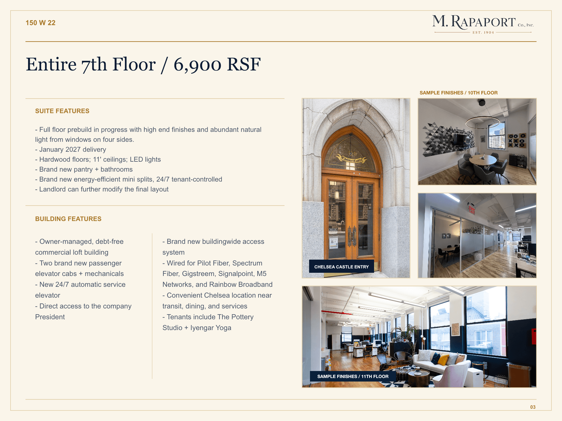Seventh-floor leasing flyer page 3